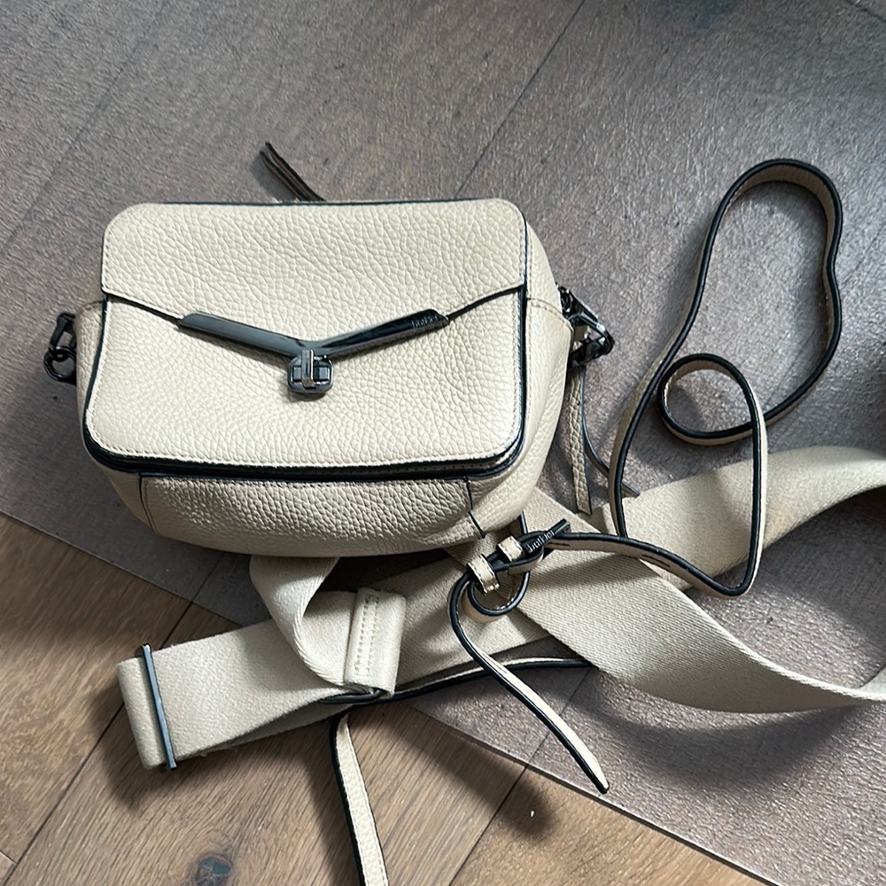 Elegant Cream Crossbody Bag